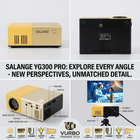 Salange YG300 Mini LED Projector